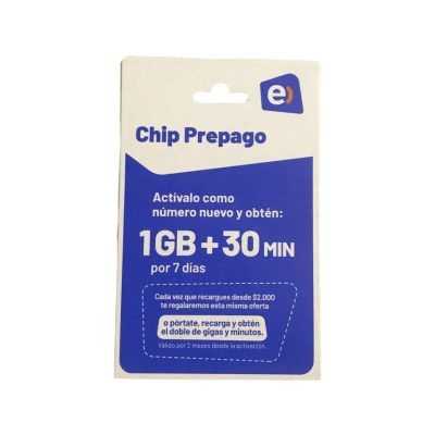 Chip Prepago Entel