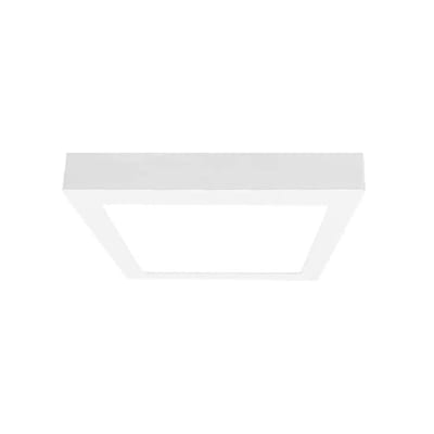 Panel LED cuadrado blanco 22x22cm, 18W 1440lm Sobrepuesto