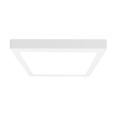 Panel LED cuadrado blanco 30x30cm, 24W 1920lm Sobrepuesto