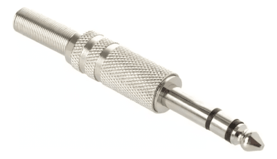 Plug 6,3 Stereo Metal