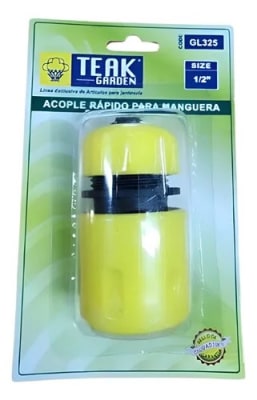 Acople Rapido Manguera 1/2 plástico
