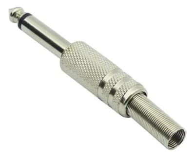 Plug 6,3 Mono Metal