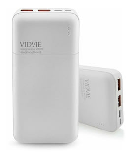 Bateria Externa Power Bank 20,000mah Vidvie