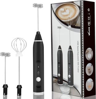 Pack espumador/Batidor recargable USB