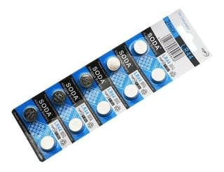 Pila Alternativa LR44 carton x10 unidades