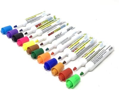 Set 12 plumones colores para pizarra