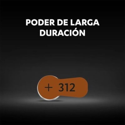 Pila Auditiva Duracell Nº312 x unidad