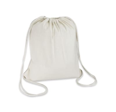 Bolsa Mochila 100% algodón 38x41 E66