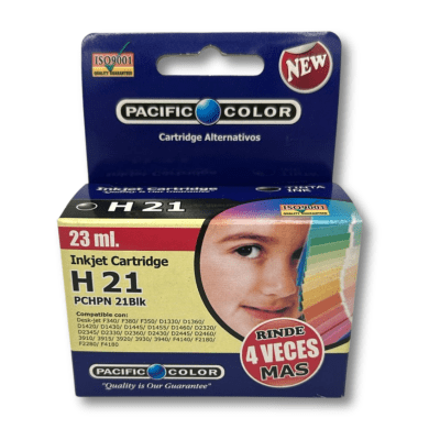 H 21 XL 23ML COMPATIBLE HP BLACK PACIFIC COLOR