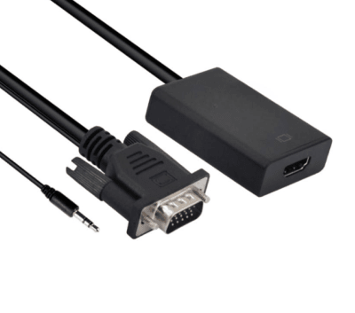 Conversor VGA a HDMI + audio