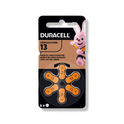 Pila auditiva Duracell Nº13 x6 pilas