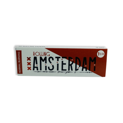 Papel Amsterdam rojo para tabaco