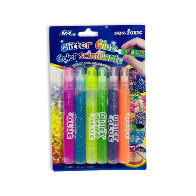 Set pegamento Glitter Lápiz 5 Unidades 15ml