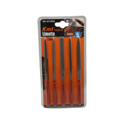 Set Limas planas 5 pcs 5x16 KmtTools