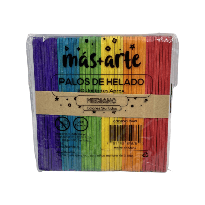 Palitos de helado colores