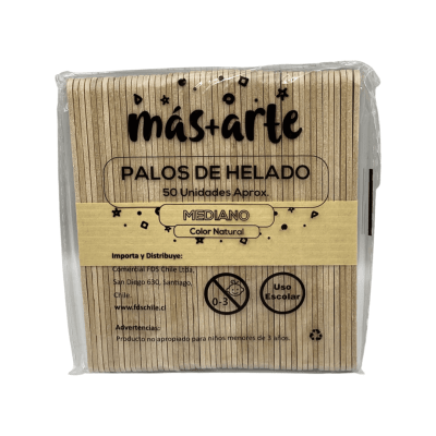 Palitos de helado natural