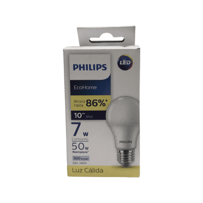 Ampolleta Led Philips e27 7w