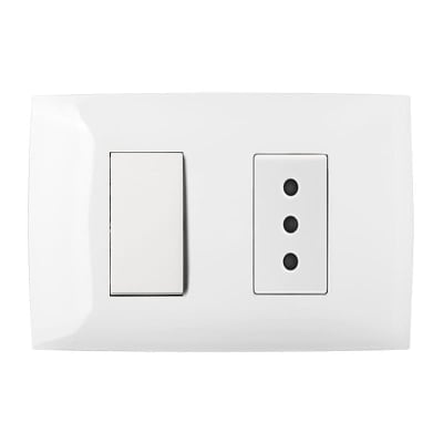 Interruptor + Enchufe de Pared Stanford