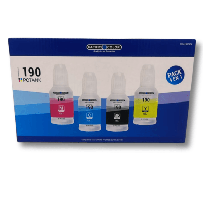 Pack Tintas 135ml compatibles con Canon 190 PCTank