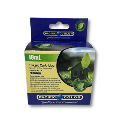 TINTA 667XL BLACK COMPATIBLE HP Pacific Color PCRPP67XLB