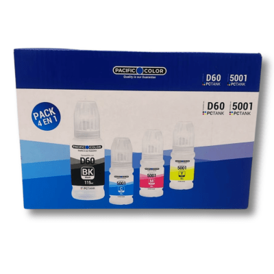 Pack Tintas compatibles con Brother 5001 y D60 PCTank