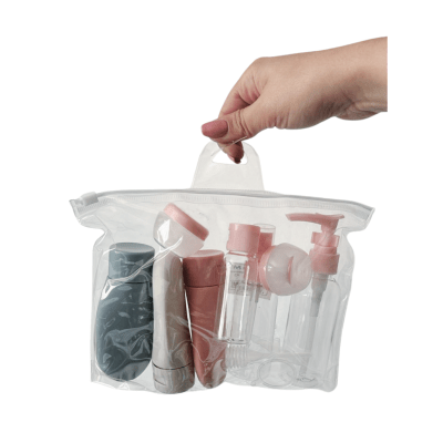 Set botellas de viaje y avión IRM13520