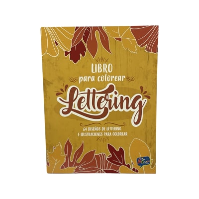 Libro para colorear Lettering Art and Craft