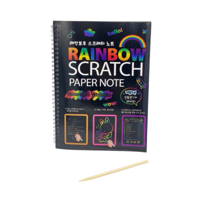 Libreta Rainbow Scratch Note 26x19cms Grande
