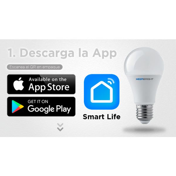 Ampolleta Led color A60 Inteligente2