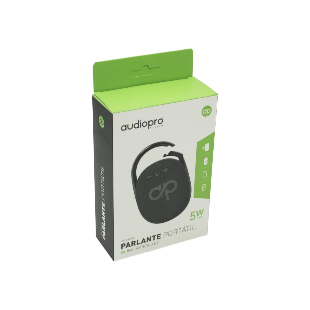Parlante AudioPro BT tipo gancho 5W APO21002