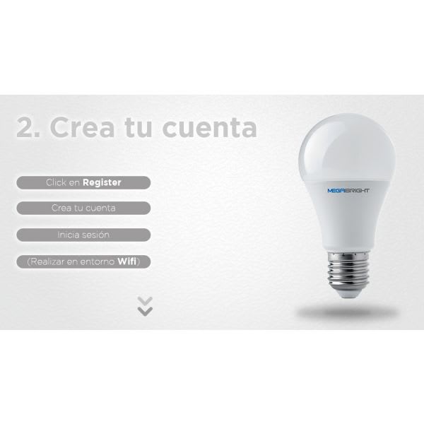 Ampolleta Led color A60 Inteligente3