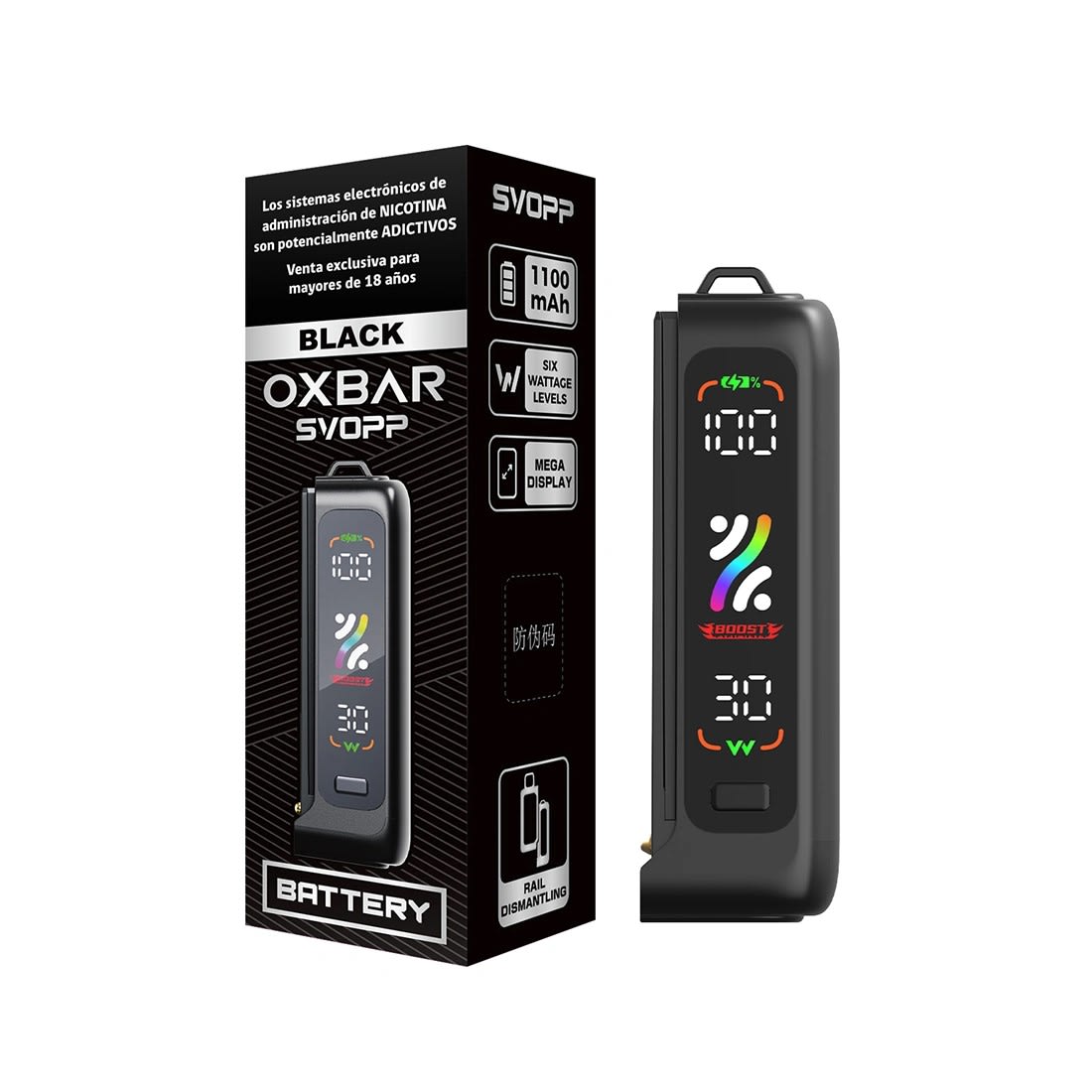 Batería para Vaper 25.000 puffs Oxbar Svopp2