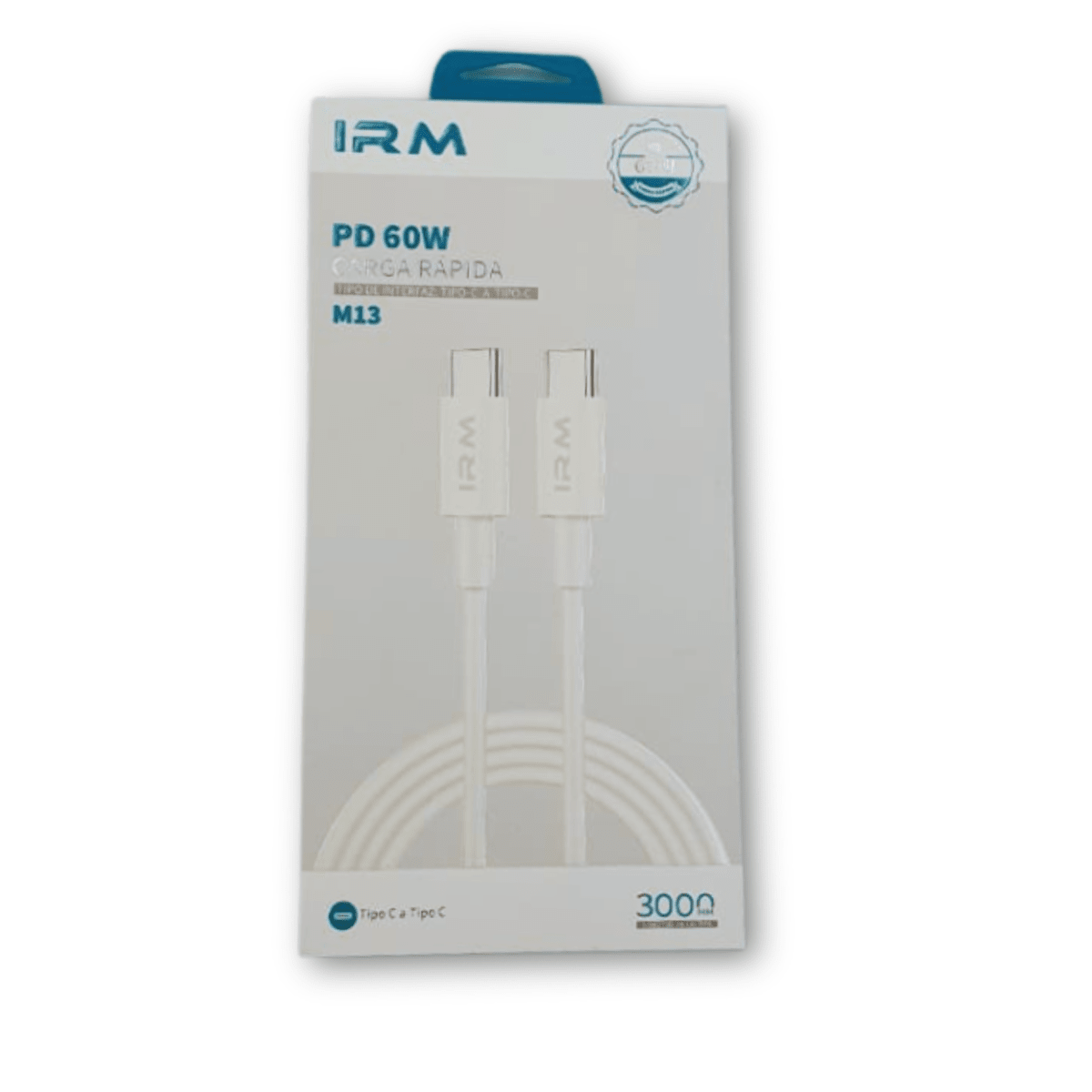 Cable Tipo C a Tipo C 3 metros 60W IRM312111