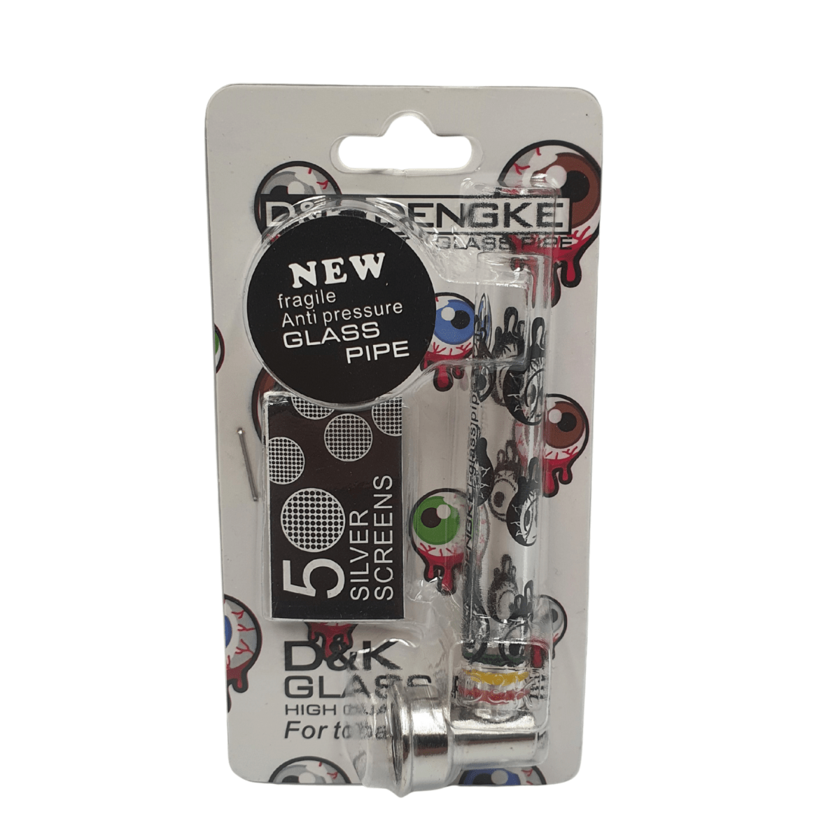 Pipa con rejilla D&K Dengke Vidrio/Tornasol4