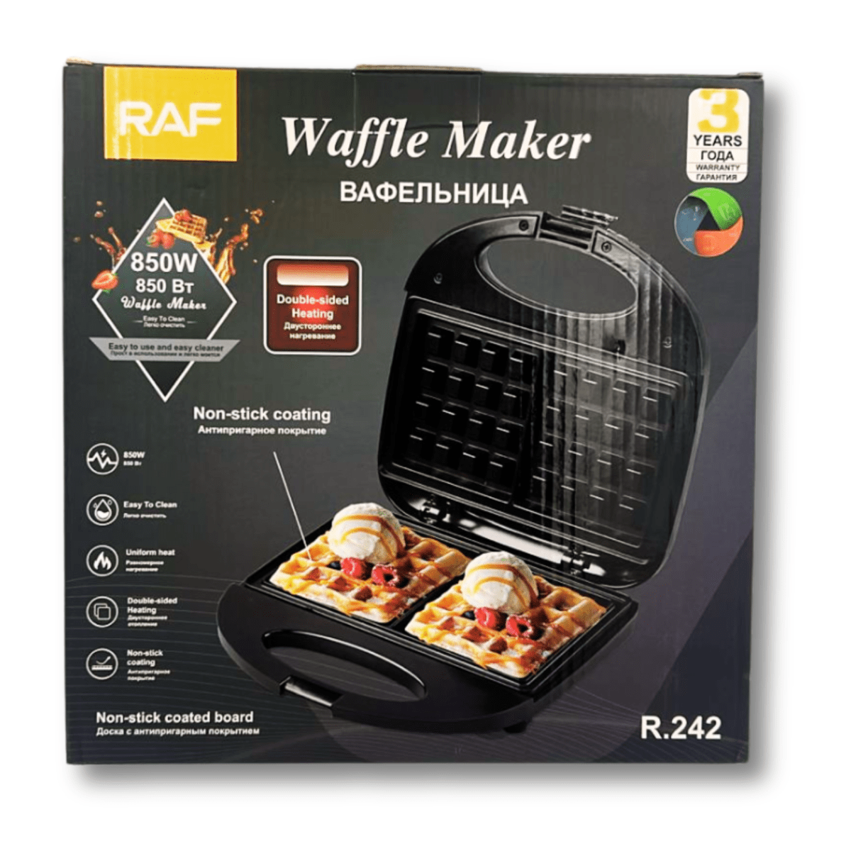 Máquina para Waffles doble RAF-R2421