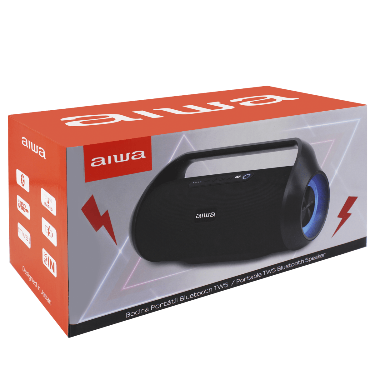 Parlante Aiwa Bazooka AWS800BT TWS2