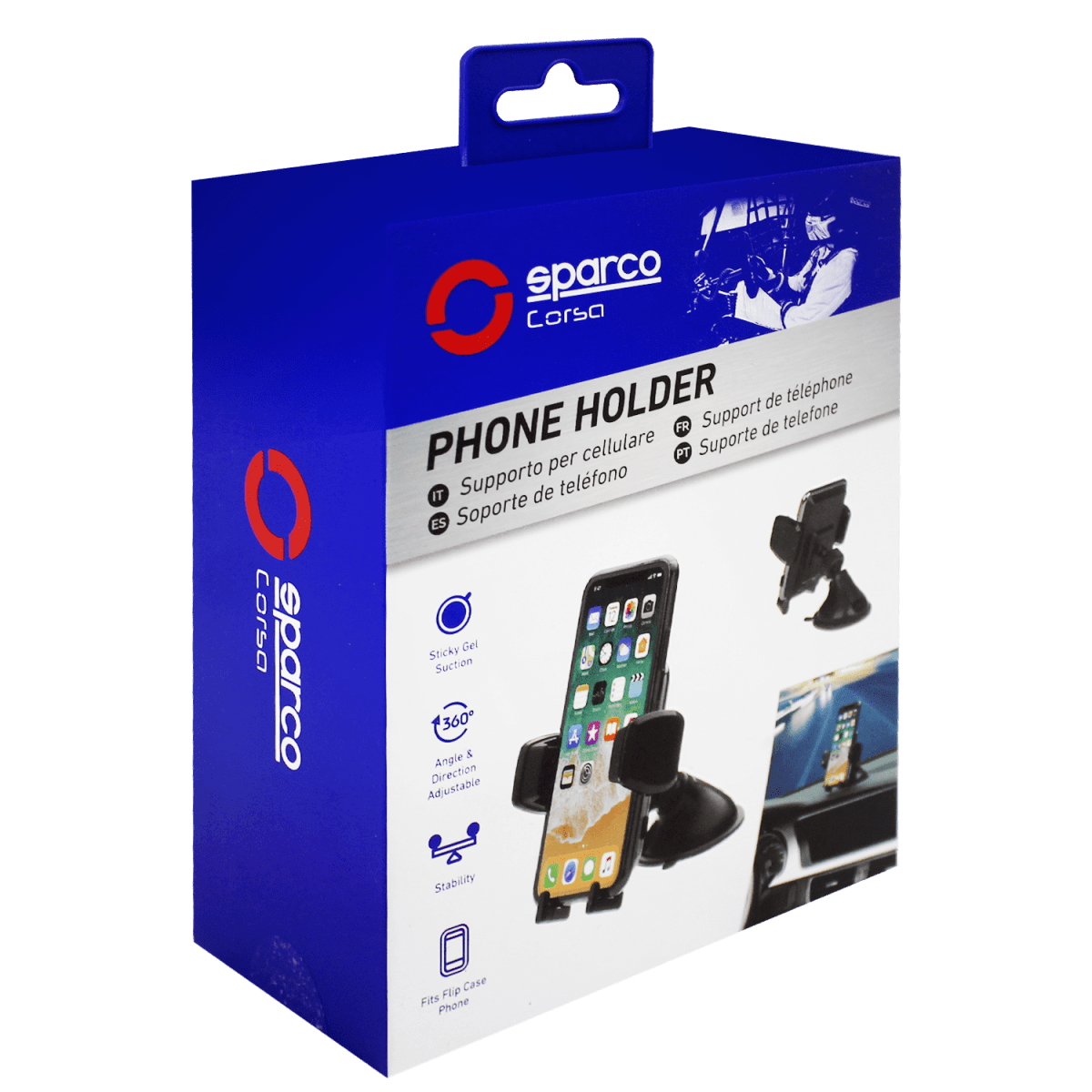 Soporte Celular Sparco SPE197 Ajustable Ventosa2