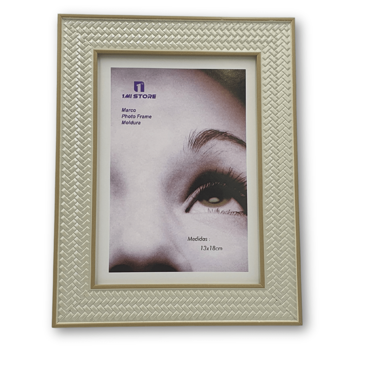Portaretrato 13x18 M74730 Blanco trenzado1