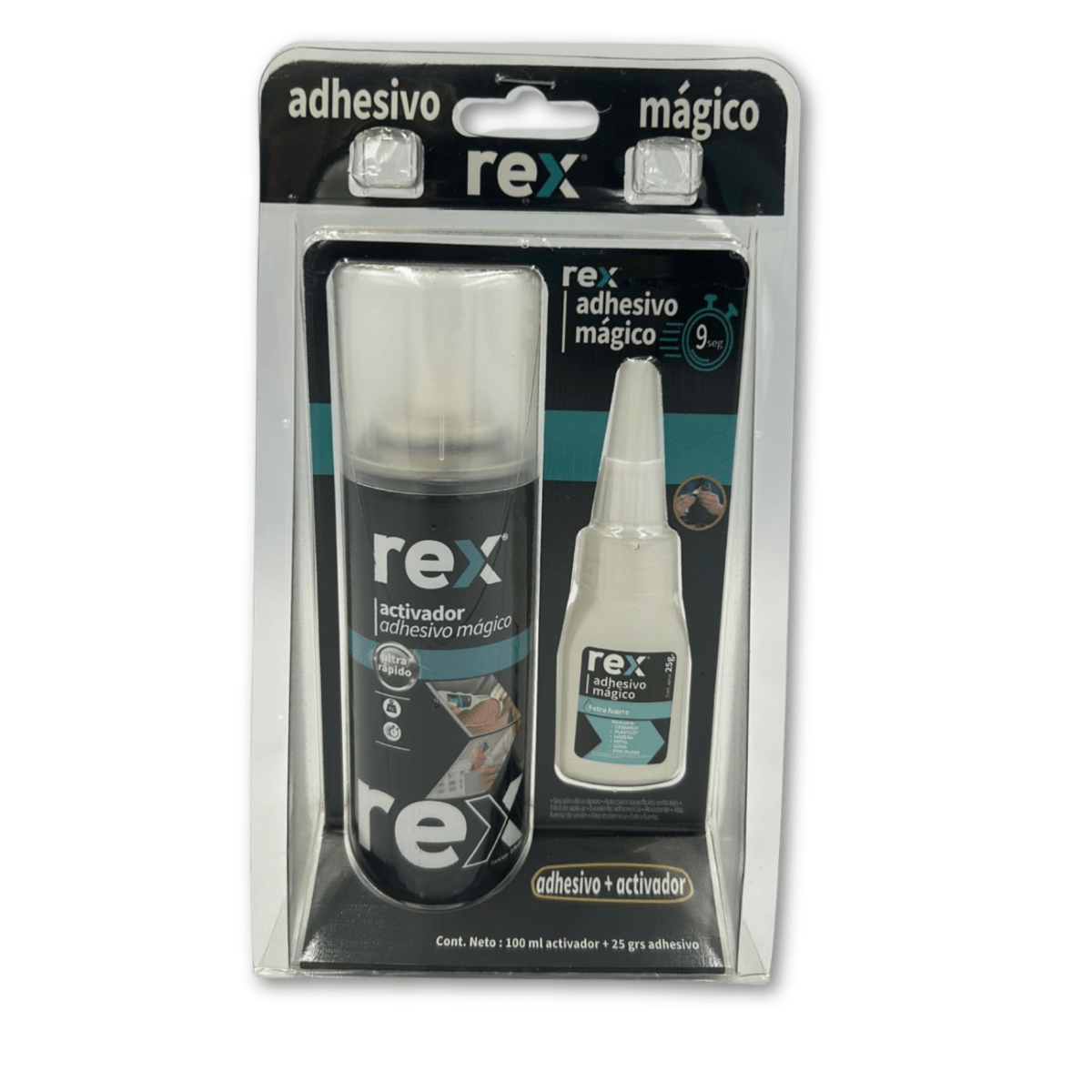 Adhesivo Magico Frasco 25 Gr + Spray 100 Ml Rex1