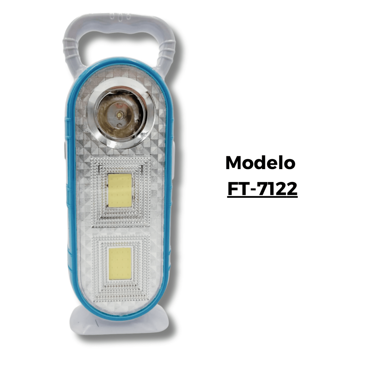 Lámpara de Emergencia LED FT-7122/7123 Recargable y Funciona a Pilas | Ideal para Cortes de Luz1