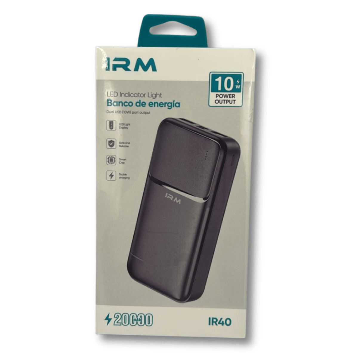 Bateria externa IR40 Power bank IRM 20.000mah IRM611841