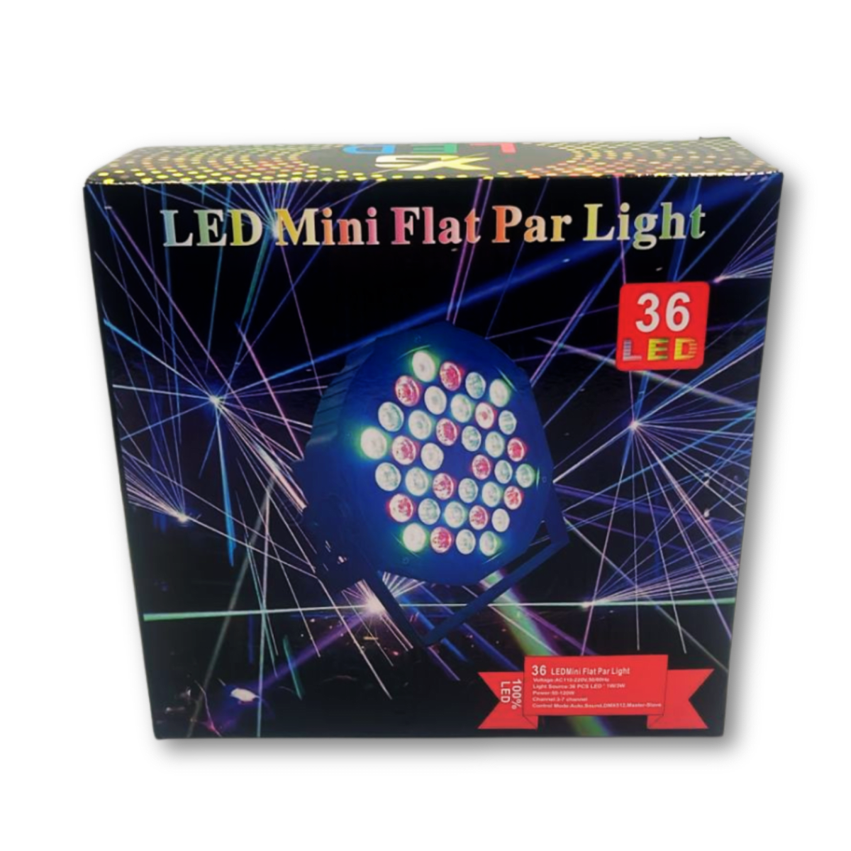 Luz Fiesta Disco Par Led  36*1W/3W4