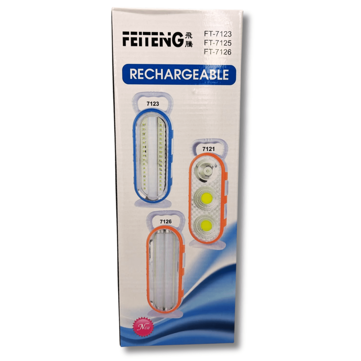 Lámpara de Emergencia LED FT-7122/7123 Recargable y Funciona a Pilas | Ideal para Cortes de Luz4