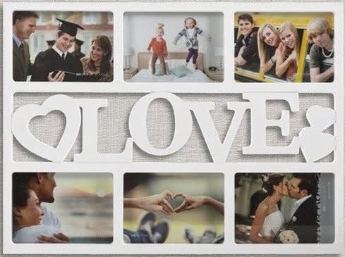 Portaretrato 6 fotos Diseño Love1