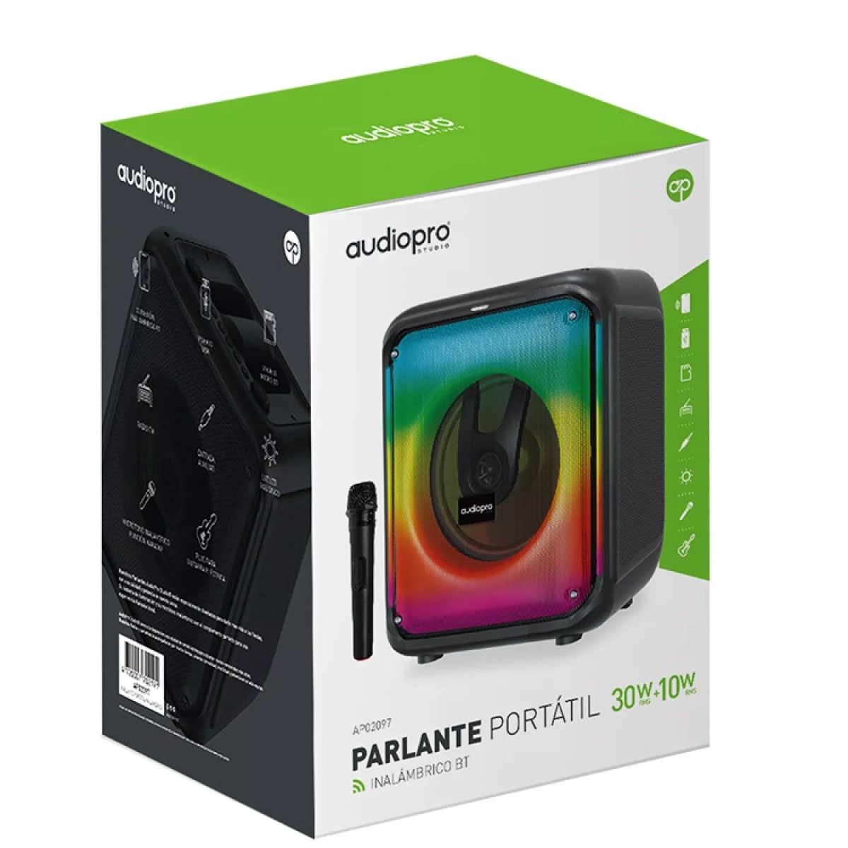 Parlante Karaoke c/ mic AudioPro AP020977