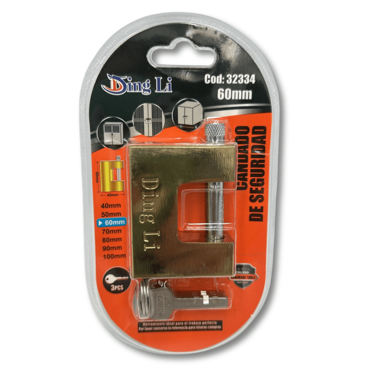 Candado Antinapoleón 60 mm | Candado de Seguridad Reforzado1
