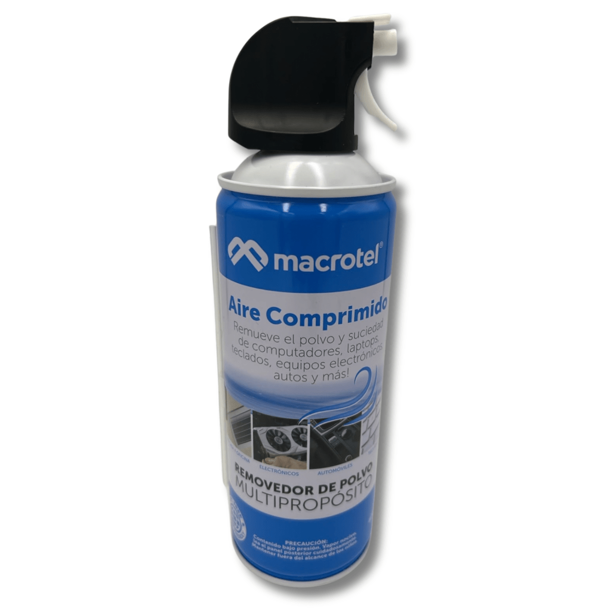 Aire Comprimido Macrotel 400ml para Limpieza de Equipos Electrónicos y PC1