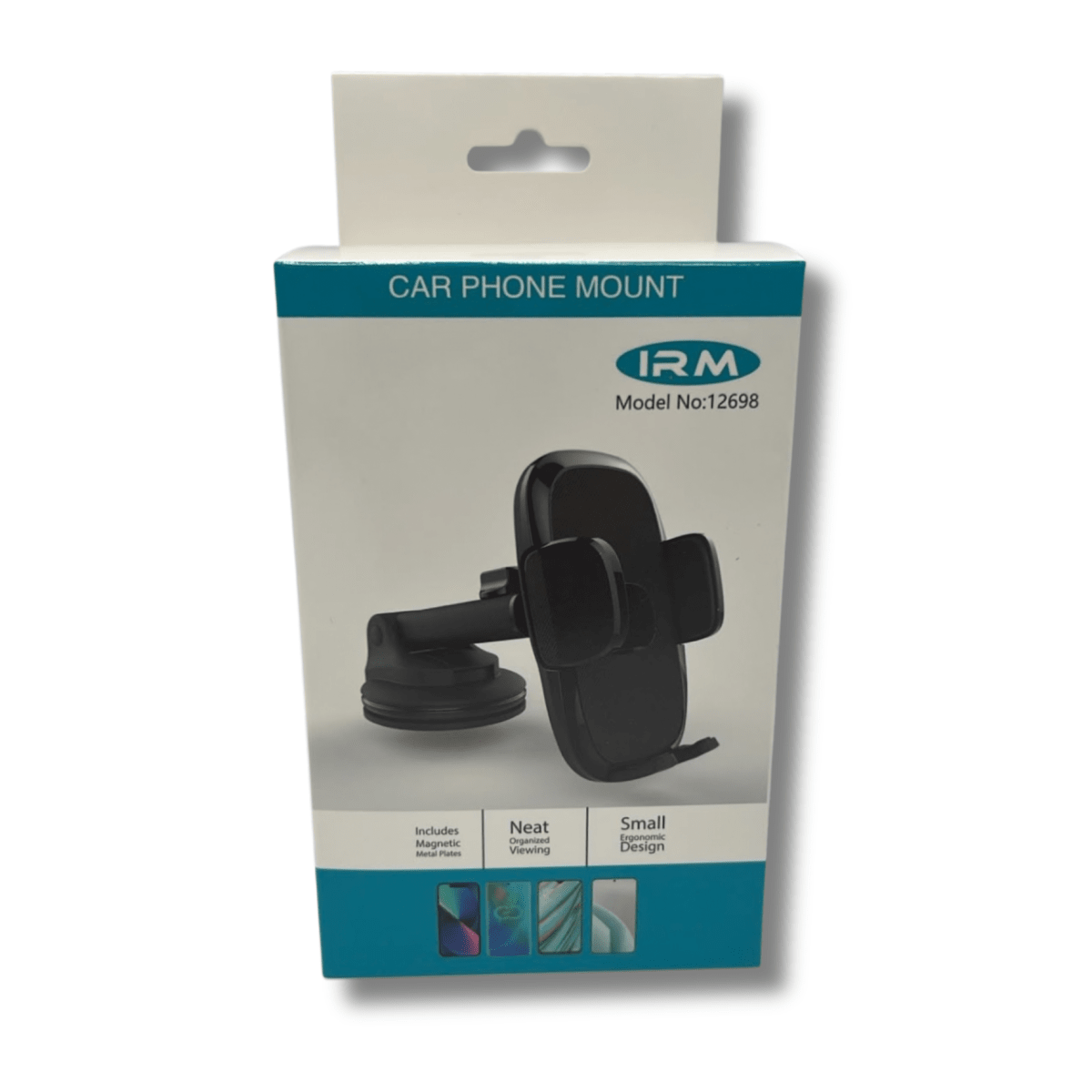 Soporte de Celular para Auto IRM-12698 con Ventosa y Brazo Ajustable1