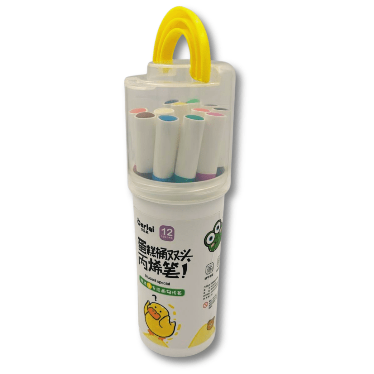 Set 12 Marcadores doble punta Carlai Dingli15404 Tarro1