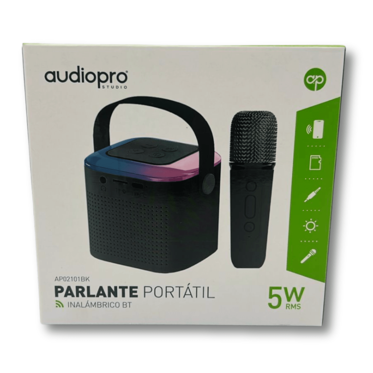 Parlante Karaoke inalambrico con microfono AP021011